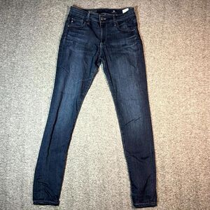 AG Adriano Goldschmied Jeans Womens 26R Blue Farrah High Rise Skinny Denim 28x30